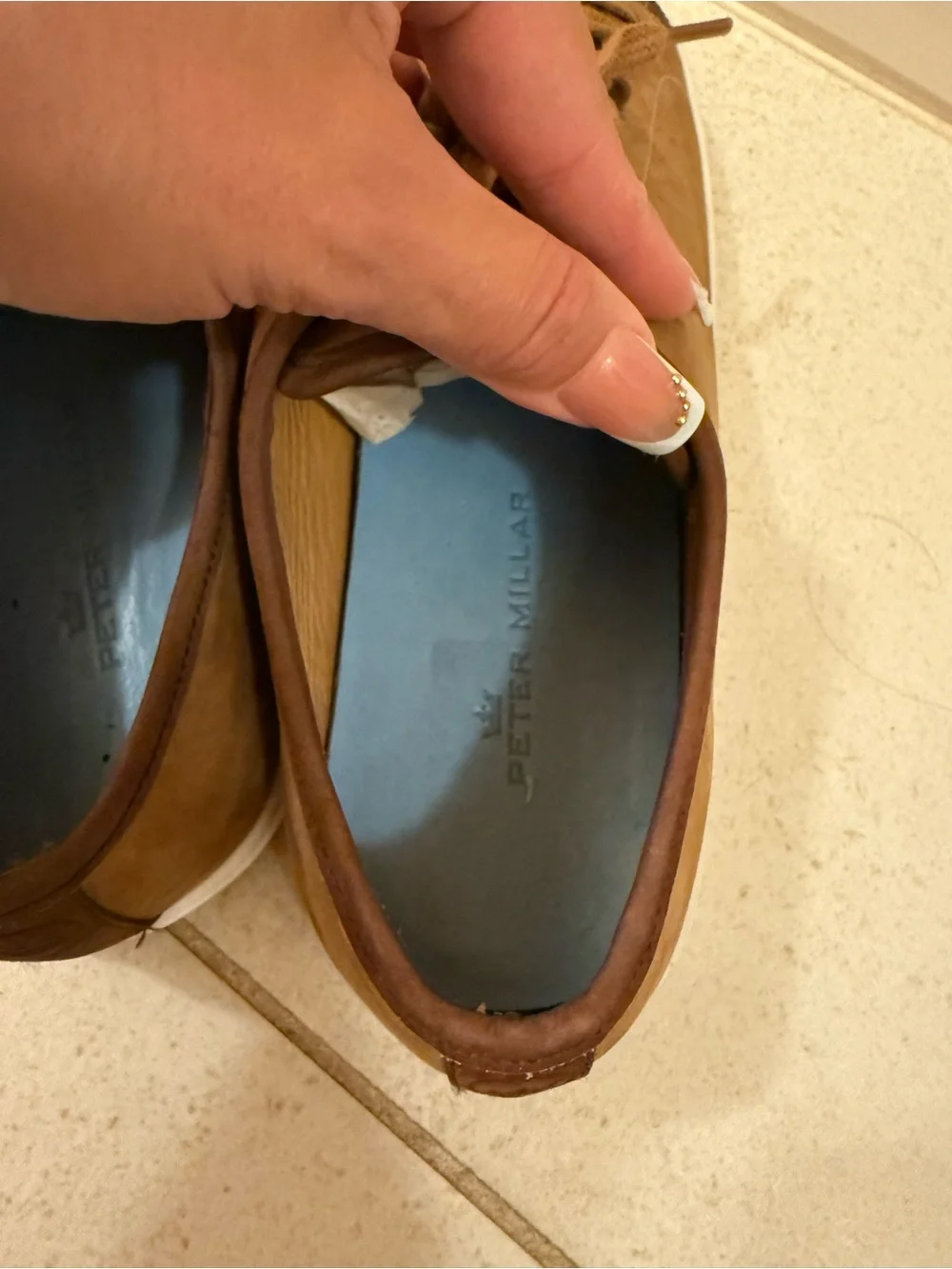 Peter Millar leather lace up shoes 10
